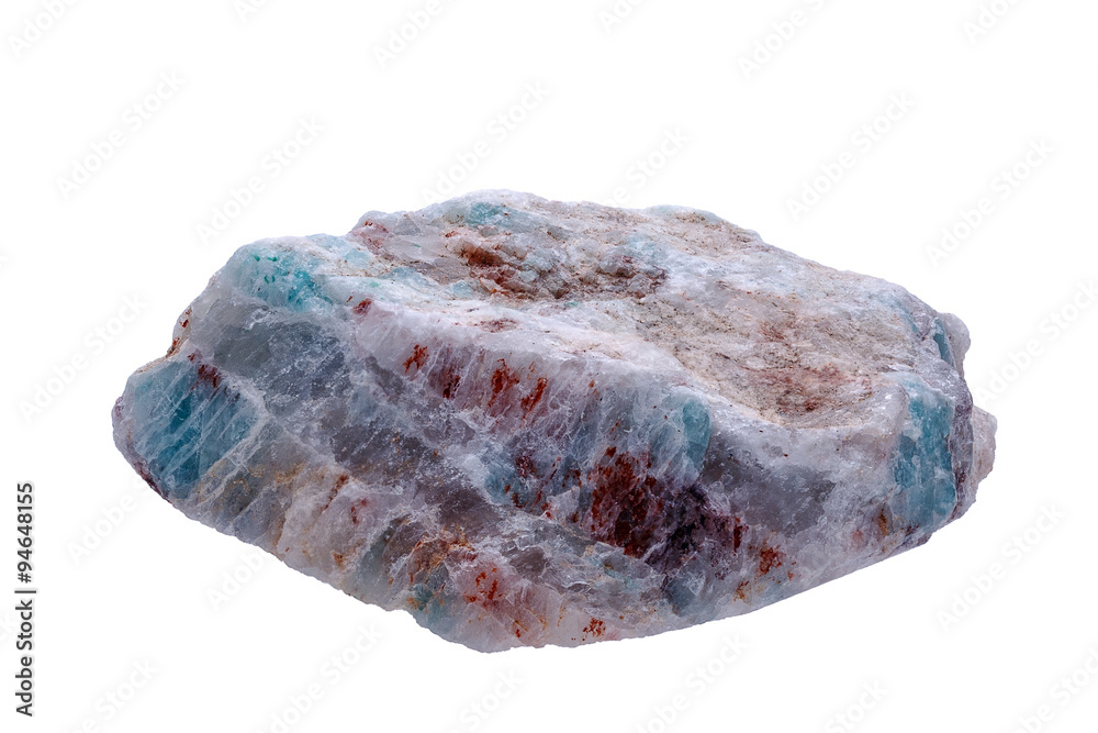 Fototapeta premium Mineral amazonite, sample.
