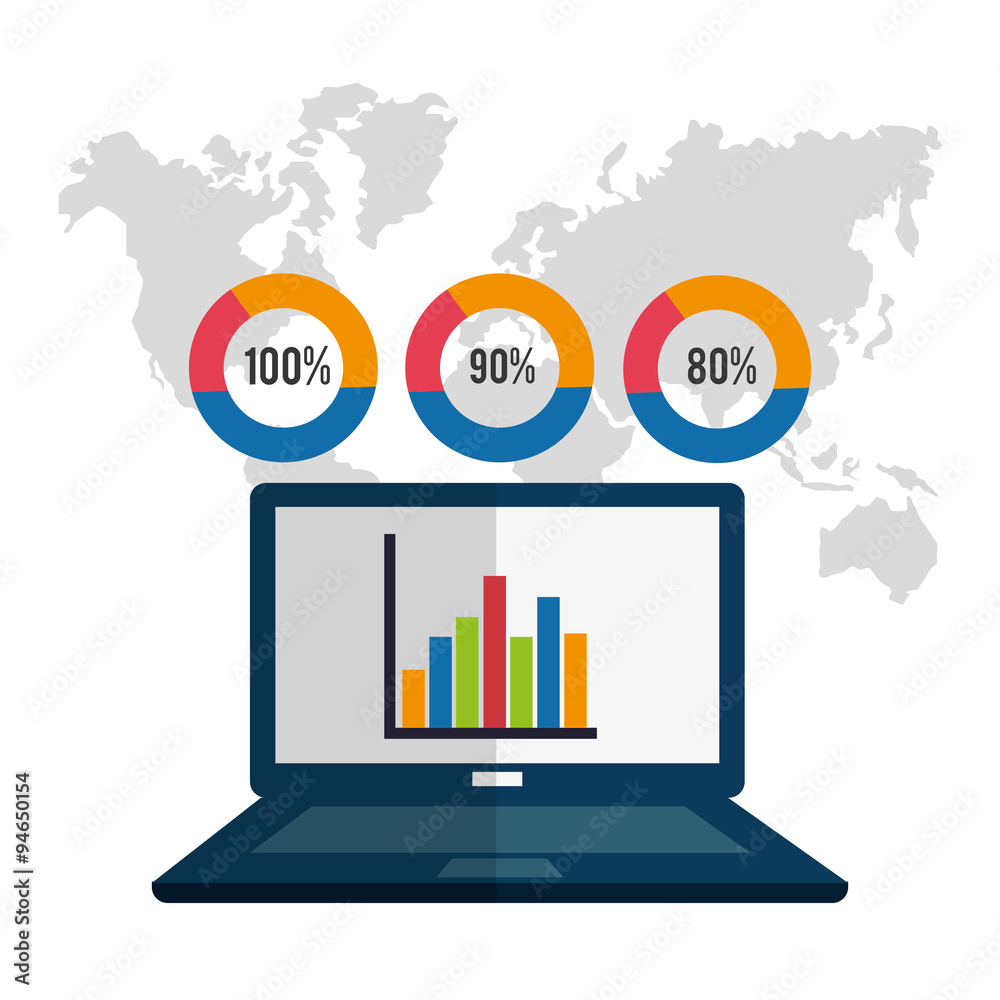 Profit graphics, vector illustration Profit graphics, vector illustration