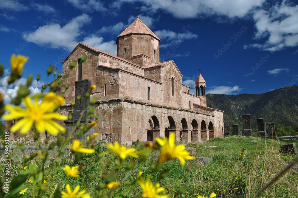 Sacred Odzun monastery in Armenia. 5th-7th century