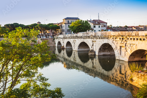 Bridge of Tiberius (Ponte di Tiberio) in Rimini photo