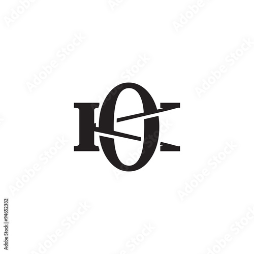 Letter K and O monogram logo