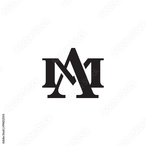 Letter M and A monogram logo