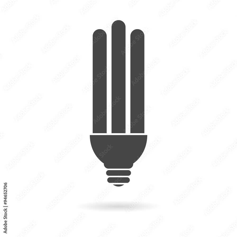 Energy saving bulb icon Energy saving bulb icon