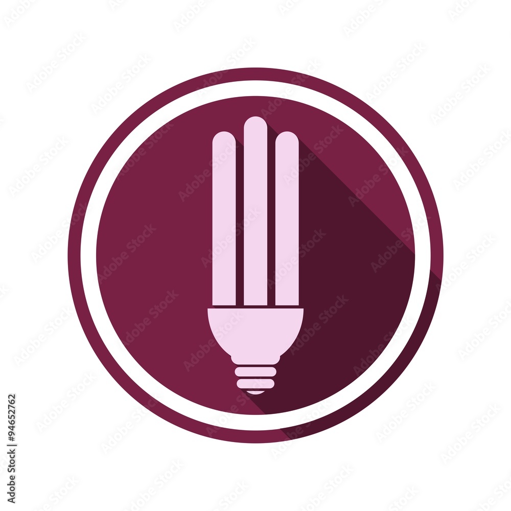 Energy saving bulb icon Energy saving bulb icon