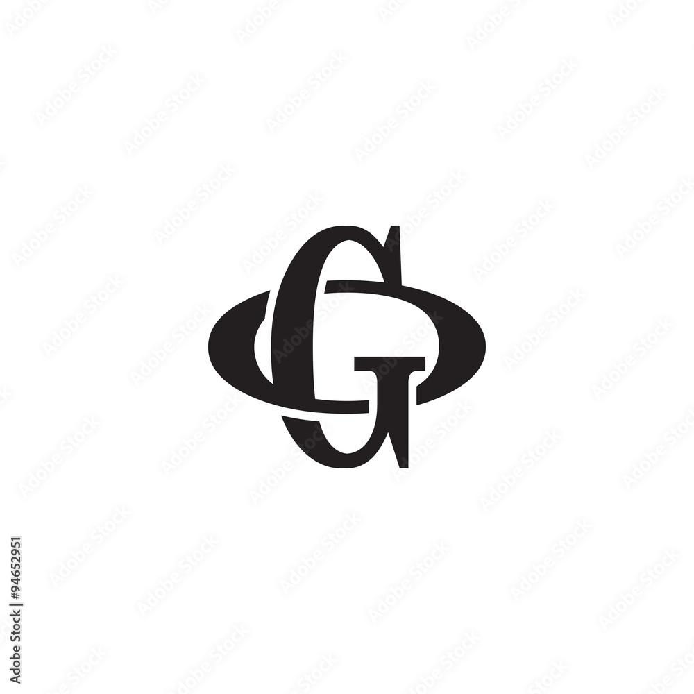 Letter O and G monogram logo Letter O and G monogram logo
