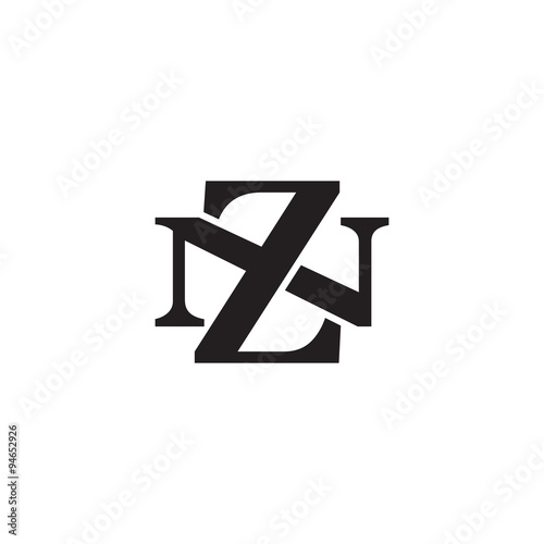 Letter N and Z monogram logo