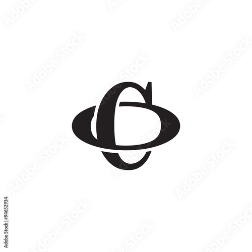 Letter O and C monogram logo