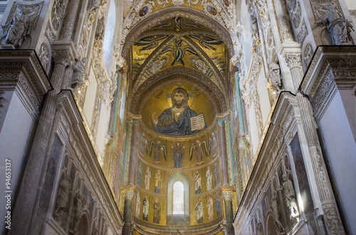 Cathedral Basilica of Cefalu  Sicily. Italy.