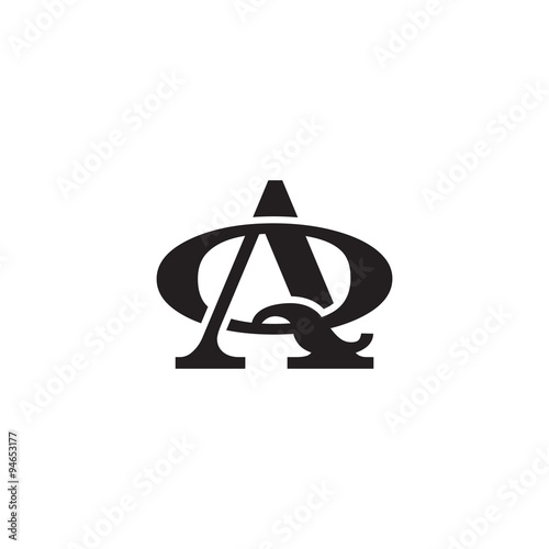 Letter Q and A monogram logo