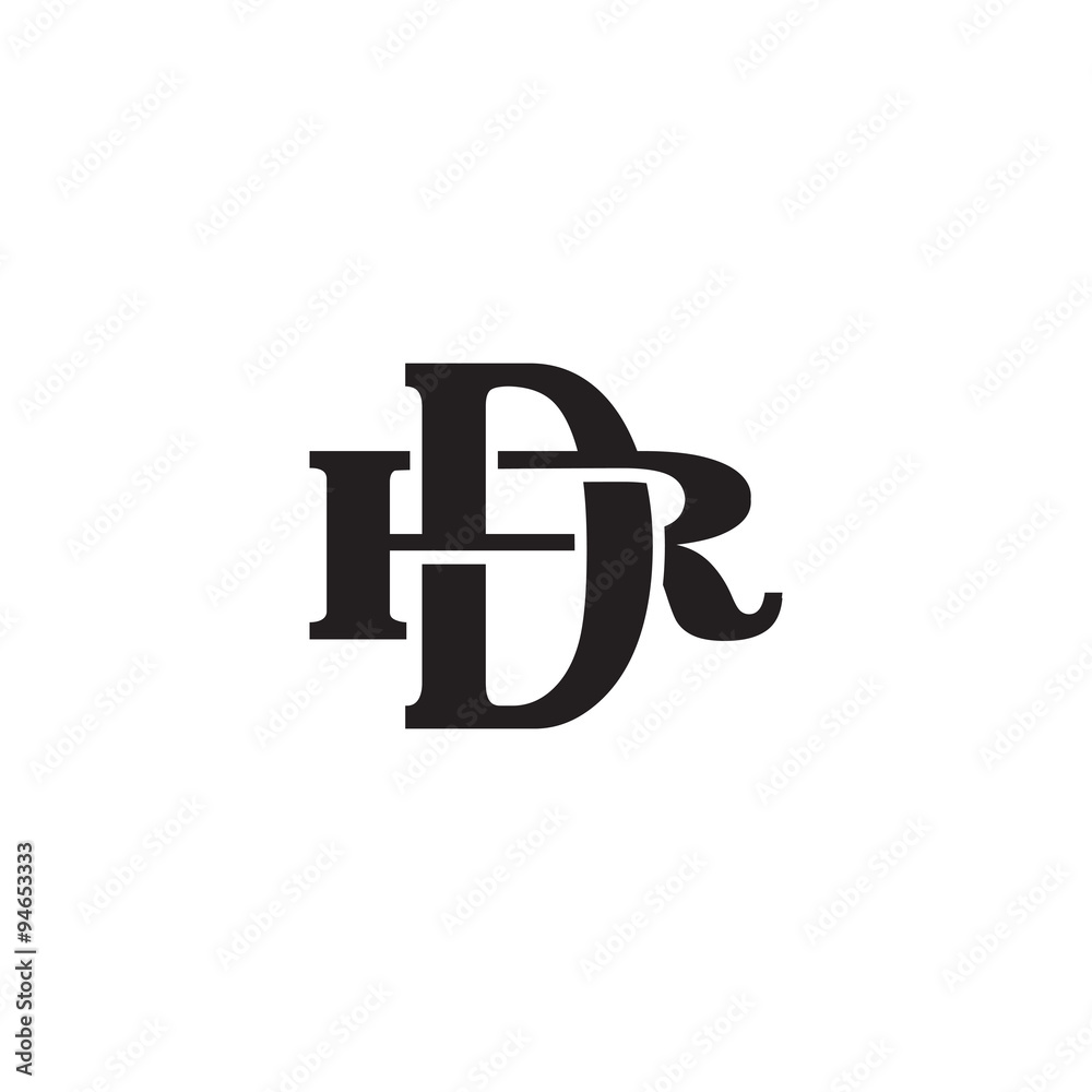 Letter R and D monogram logo Letter R and D monogram logo