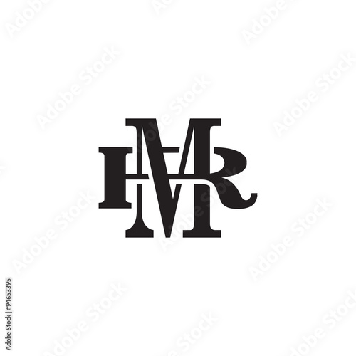 Letter R and M monogram logo