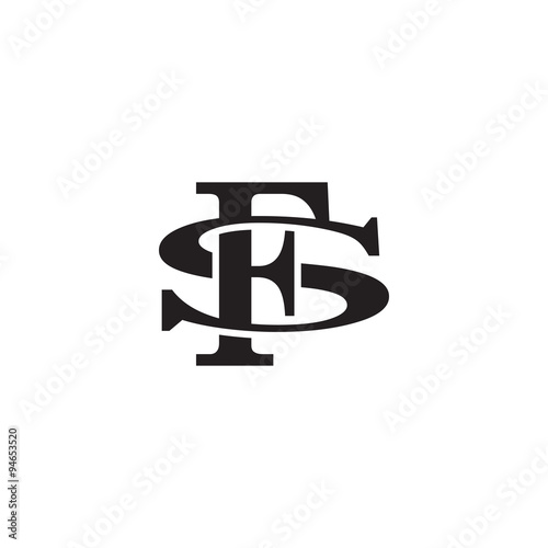 Letter S and F monogram logo