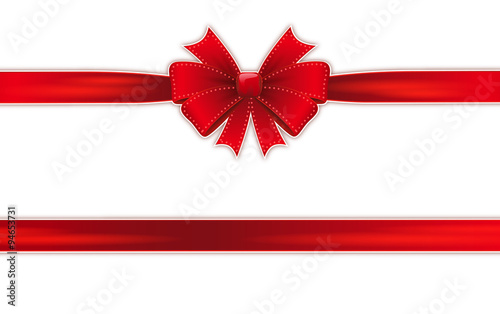 Red Bow double