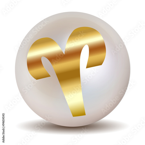 Pearl - Gold HOROSCOPE SIGNS OF THE ZODIAC Aries 21 March - 20 April.