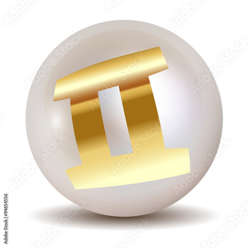 Pearl - Gold HOROSCOPE SIGNS OF THE ZODIAC Gemini 21 May - 20 June.