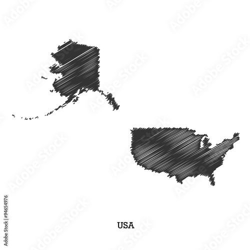 Map of USA for your design