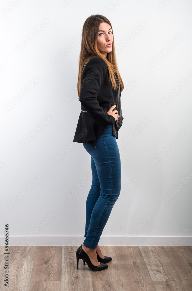 Pretty girl in studio Pretty girl in studio