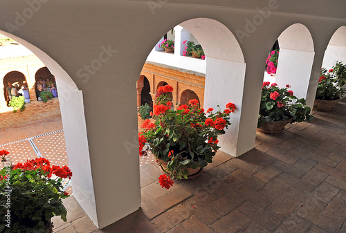 Claustro del Monasterio de la Rábida, Palos de la Frontera, Huelva, España photo