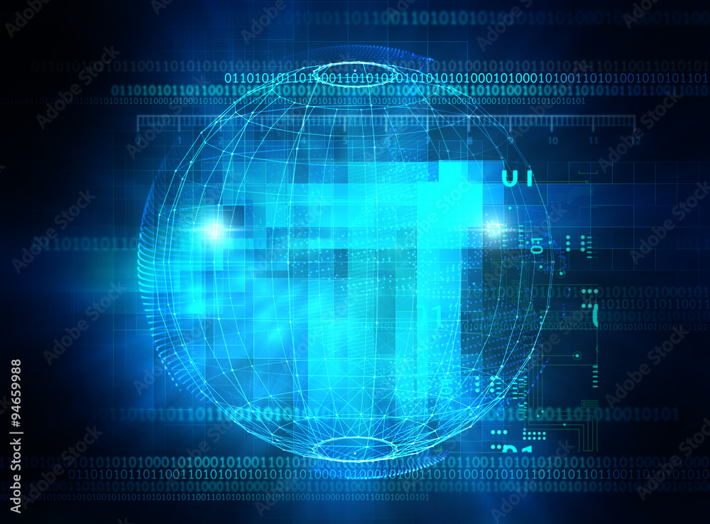 blue geometric shape abstract technology background blue geometric shape abstract technology background