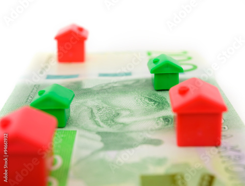 Rise on the estate market, houses on Swedish money