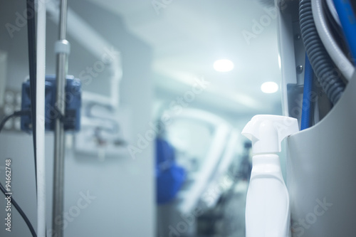 Oxygen mask in surgery hospital operating room