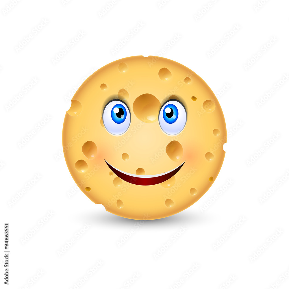 Fototapeta premium Cartoon Cheese