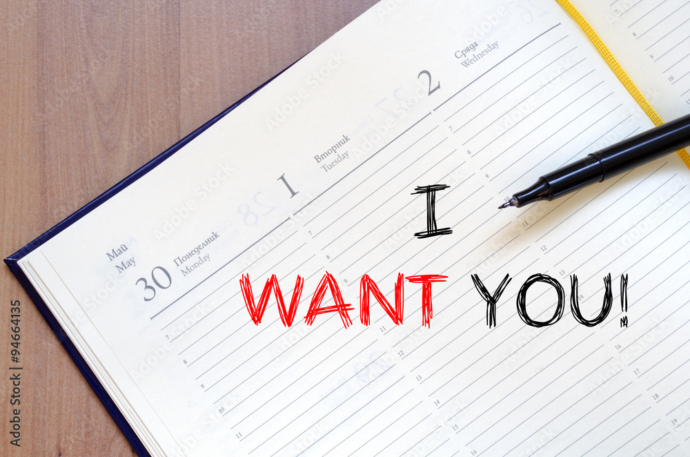 I want you write on notebook I want you write on notebook