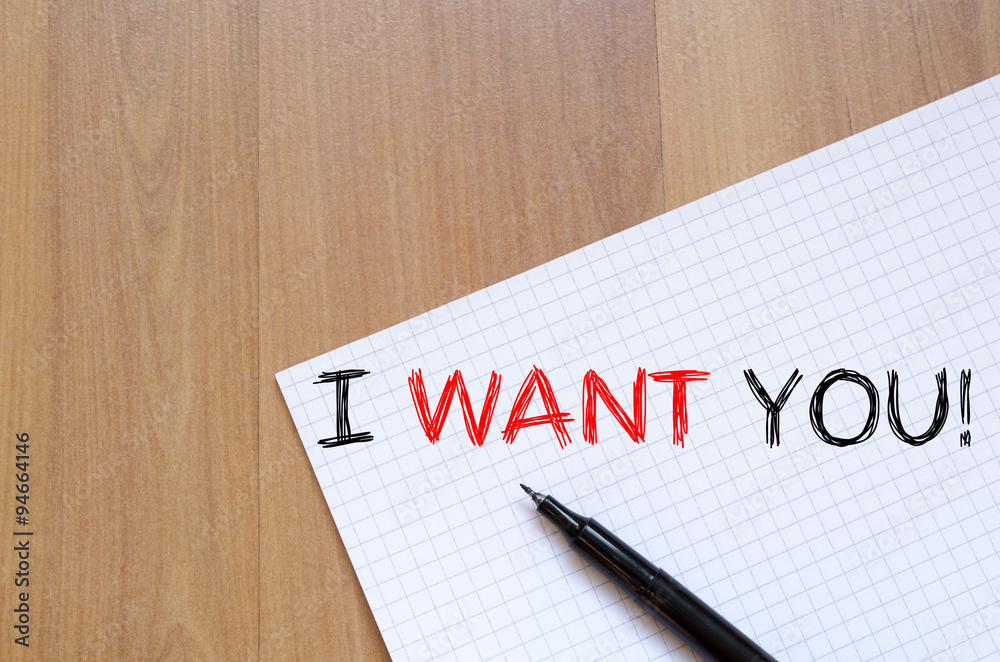 I want you write on notebook I want you write on notebook
