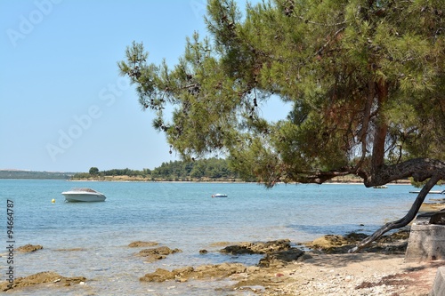 Strand von Medulin an der Adria-Küste in Kroatien