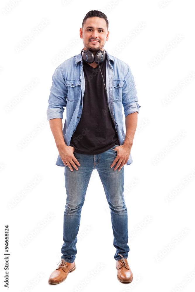 © AntonioDiaz - Young man wearing headphones © AntonioDiaz - Young man wearing headphones