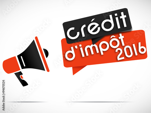mégaphone : crédit d'impôt 2016