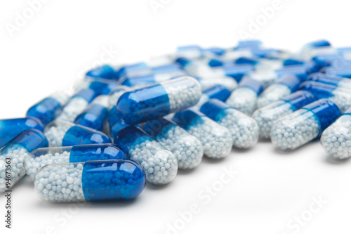 pills and tablet, the medical means, macro.