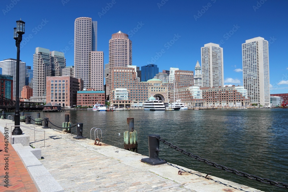 Naklejka premium Boston skyline