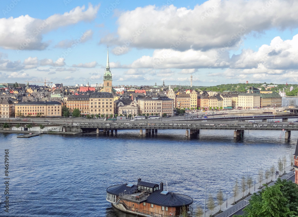 Fototapeta premium Stockholm city view