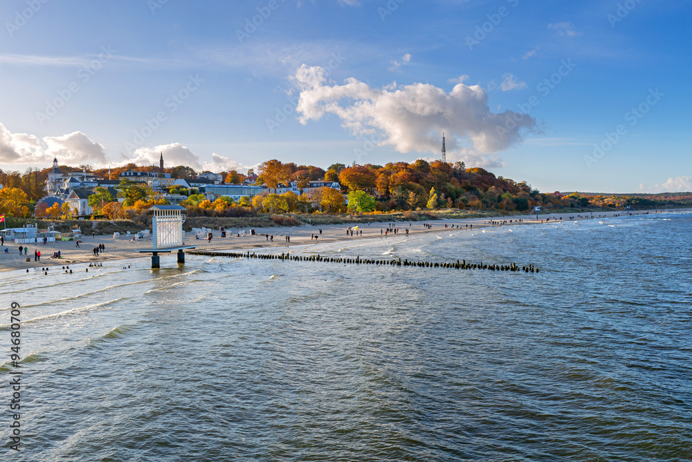 Naklejka premium Beach at Heringsdorf