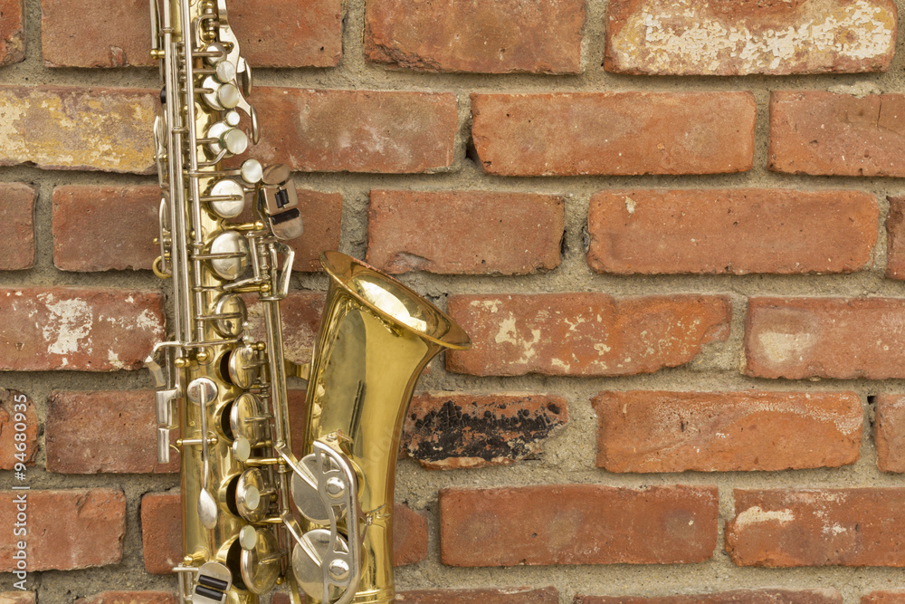 Fototapeta premium Saxophone Jazz Club