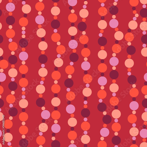 Background in Art Deco style with beads 1