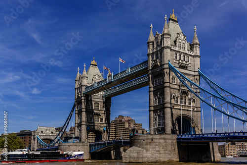 Tower Bridge (1886 – 1894) over Thames - iconic symbol of London #94684967