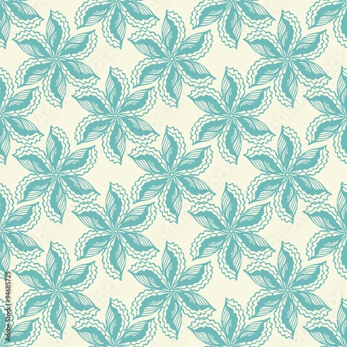 seamless ornamental pattern. Decoration for background  postcards. Wallpaper.Vector illustration.