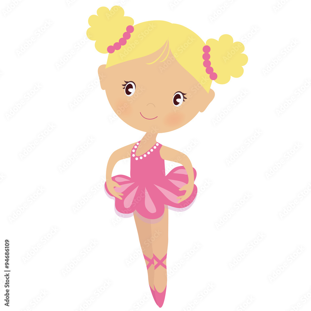 Ballerina vector illustration Ballerina vector illustration