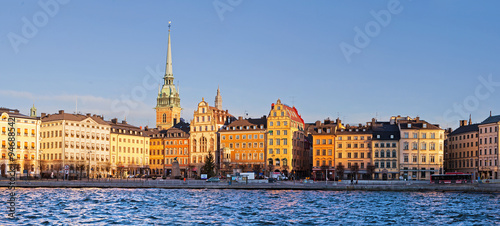 The view of Gamla Stan, Stockholm.
