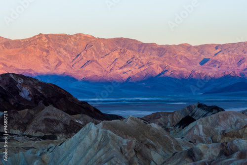 sunrise at Zabriskie Point, Death Valley National Park, USA