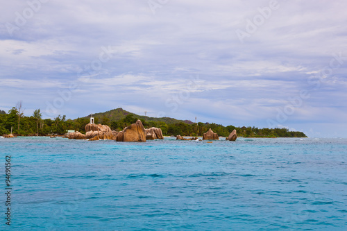 Tropical island La Digue - Seychelles