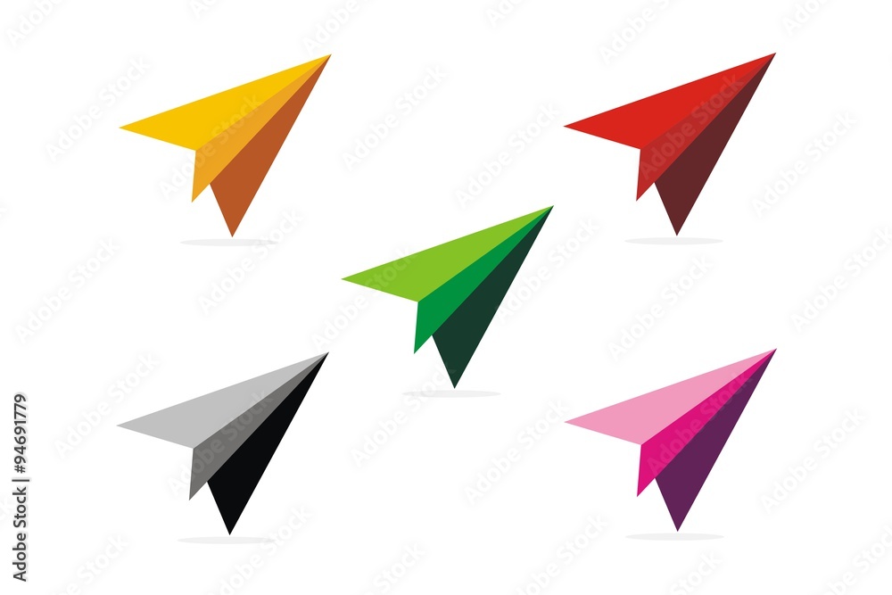 paper plane (variant color) paper plane (variant color)