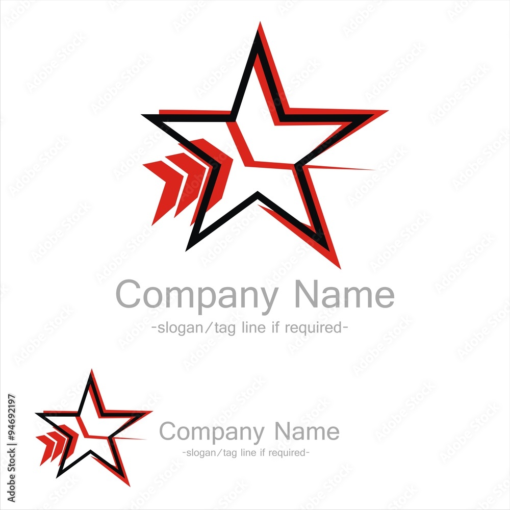Obraz premium Red Star Logo