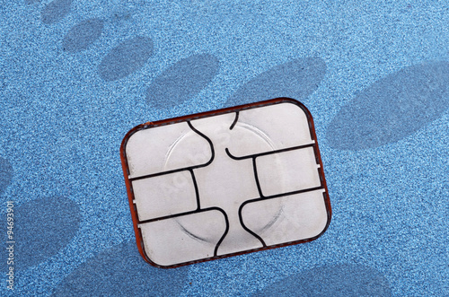 EMV Chip Card Technology Close Up