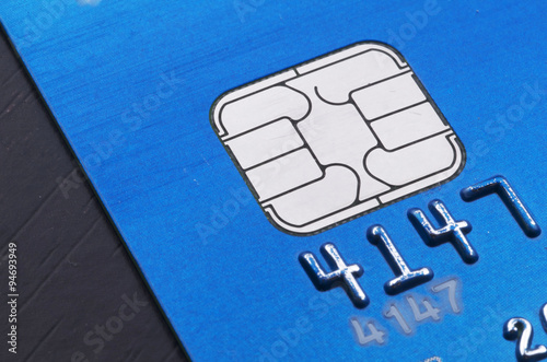 EMV Chip Card Technology Close Up