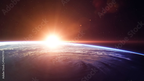 High quality Earth image. Elements of this image furnished by NASA © Vadimsadovski