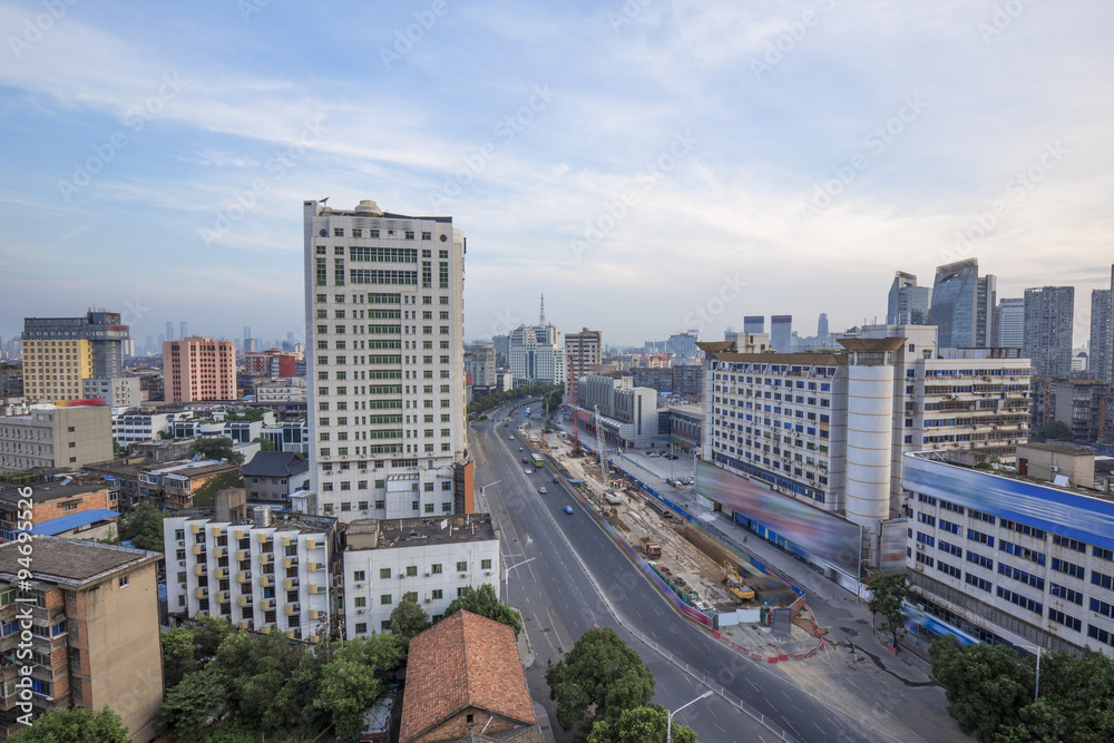 Obraz premium Nanchang city, in the morning