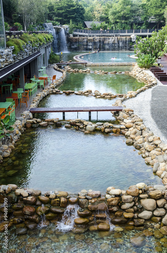 luxury cozy swimming pool - swimming pool in tropical resort